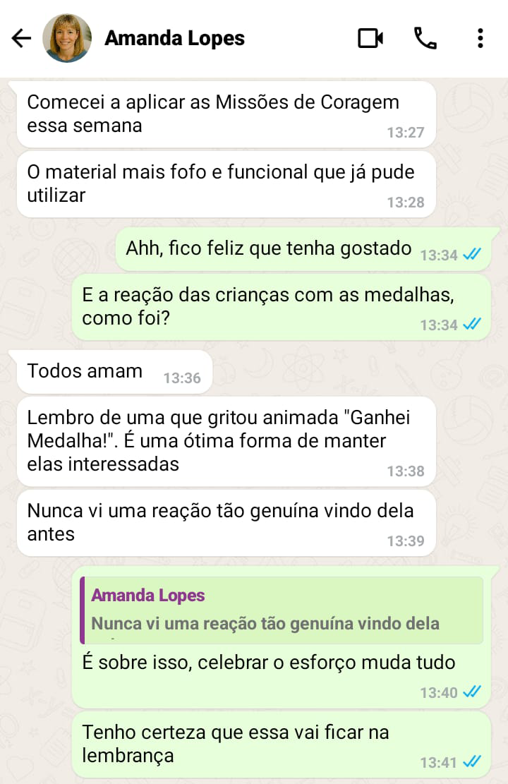Arraste para o lado ➜